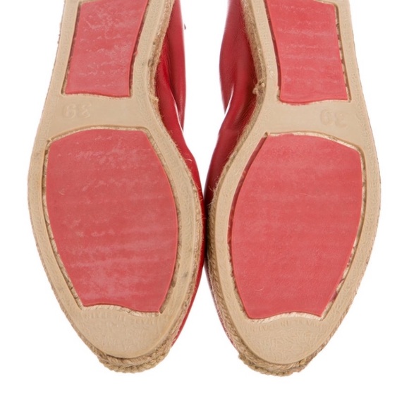 Leather Espadrille Flats - Picture 5 of 5
